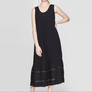 Who What Wear Black Maxi Dress